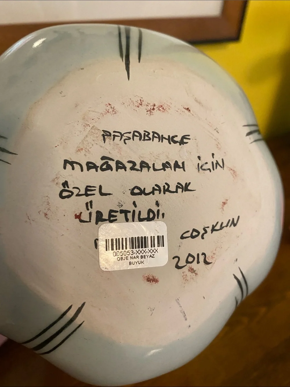 Pasabahce hand painted